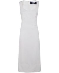 Jacquemus - La Robe Tablier Midi Dress - Lyst