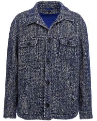 Etro - Wool Overshirt Jacket - Lyst