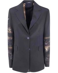 Ibrigu - Single Breasted Jacket Overdyed - Lyst
