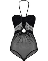 Nensi Dojaka - Stretch Tulle Bodysuit - Lyst