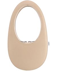 Coperni - Leather Handbag With Logo Print - Lyst
