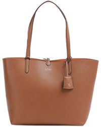 Ralph Lauren - Rvrsble Tote-Tote-Medium-Faux Pebble Grain - Lyst