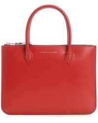 Comme des Garçons - Handles Leather Handbag - Lyst