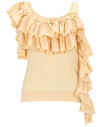 Dries Van Noten - Top With Ruches - Lyst