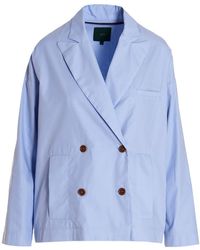 Jejia - Cotton Double-breasted Blazer Jacket - Lyst