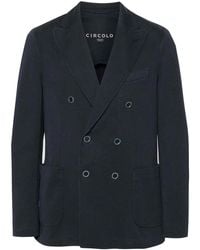 Circolo 1901 - Oxford Double-breasted Jacket - Lyst