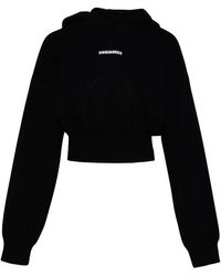 DSquared² - Cotton Baseball Sweatshirt - Lyst