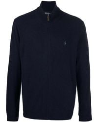 Polo Ralph Lauren - Long Sleeve Full Zip Sweater - Lyst