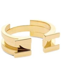 Elisabetta Franchi - Logo Bangle - Lyst