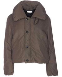 Lemaire - Dark Espress Puffer Down Jacket - Lyst