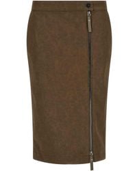 Pinko - Skirt With Side Zip - Lyst