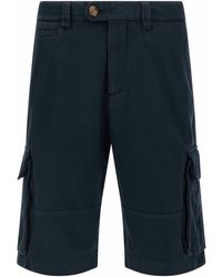Brunello Cucinelli - Cargo Bermuda Shorts - Lyst