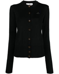 Vivienne Westwood - Bea Orb-embroidered Cardigan With Buttons - Lyst