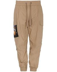 Dolce & Gabbana - Pin-Up Print Cargo Trousers - Lyst