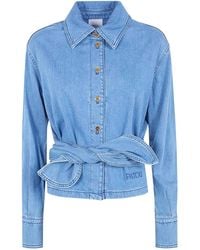 Patou - Long Sleeves Knot Shirt - Lyst