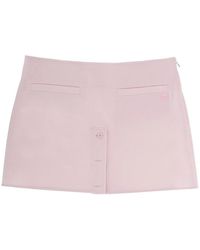 Courreges - Miniskirt With Buttons - Lyst