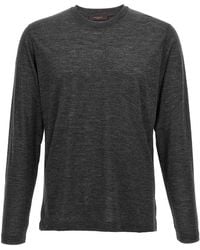 Zanone - Light Wool T-Shirt - Lyst