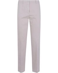 Peserico - Strech Gabardine Trousers - Lyst