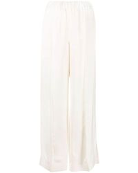 Jil Sander - Elasticated Straight-Leg Trouser With Pleats - Lyst