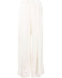 Jil Sander - Elasticated Straight-Leg Trouser With Pleats - Lyst