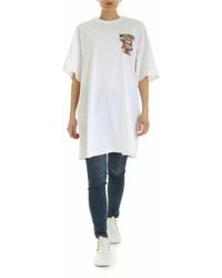 Moschino - Teddy Bear Frame Oversize T-shirt In - Lyst