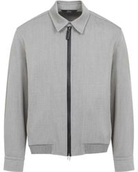 Brioni - Zip-Up Blouson Jacket - Lyst