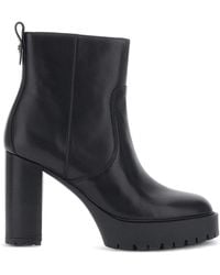 Pinko - Clara Leather Ankle Boots - Lyst