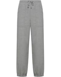 Etro - Wool joggers Style Pants - Lyst