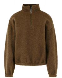 Jil Sander - Wool Fleece Sweatshirt - Lyst