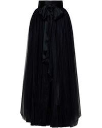 ROOM76 - Long Tulle Wide Skirt - Lyst
