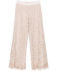 D. EXTERIOR - Blush Lace Palazzo Pants - Lyst