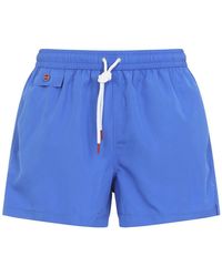 Kiton - Polyester Swim Shorts - Lyst