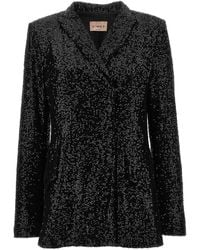Le twins - Como Double-Breasted Blazer - Lyst