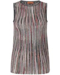 Missoni - Striped Tank Top - Lyst