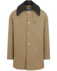 Balenciaga - Short Buttoned Peacoat - Lyst