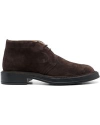 Tod's - Polacco Extralight Suede Loafers - Lyst