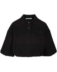 Alexander Wang - Deconstructed Polo Shirt - Lyst