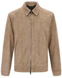 Brioni - Suede Blouson - Lyst
