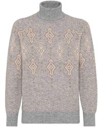 Brunello Cucinelli - Turtleneck Sweater - Lyst
