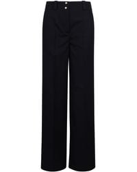 Moncler - Palazzo Trousers With Folds - Lyst