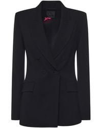 Pinko - Double-Breasted Viscose Blazer - Lyst