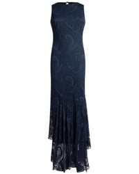 Etro - Sleeveless Paisley Lace Dress - Lyst
