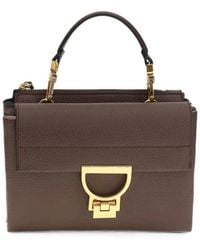 Coccinelle - Handbag Grained Leather Berry - Lyst