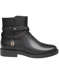 MICHAEL Michael Kors - Abigail Leather Ankle Boots - Lyst