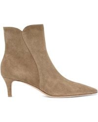 Gianvito Rossi - Levy Suede Leather Boots - Lyst
