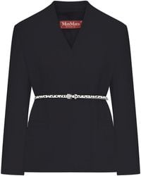 Max Mara - Double-Breasted Cady Jacket - Lyst