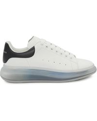 Alexander McQueen - Leather Sneakers With Logo - Lyst