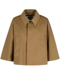 Burberry - Polyester Blend Cape - Lyst
