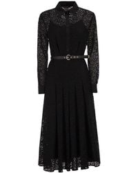 Max Mara - Alenon Lace Midi Shirt Dress - Lyst