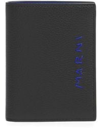 Marni - Long Wallet With Vertical Logo - Lyst